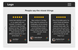 google reviews & ratings