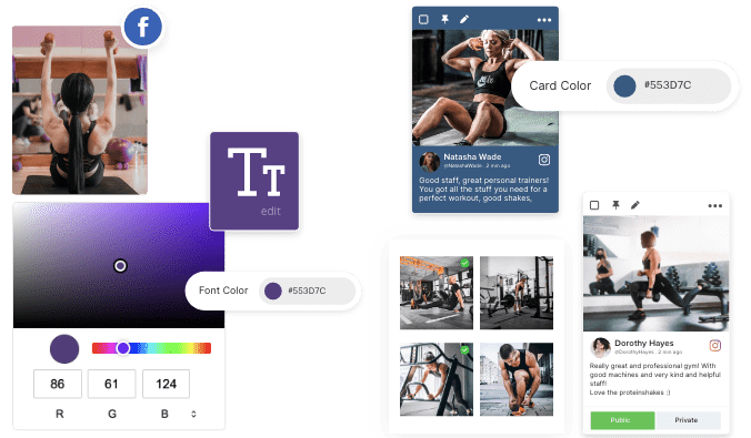 Design & Personalize UGC for GYM