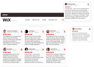 Embed yelp Reviews widget On Wix