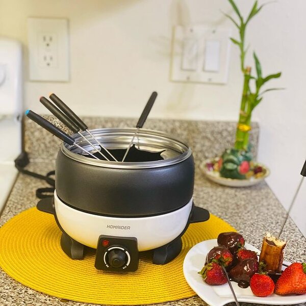 Homaider Electric Fondue Pot