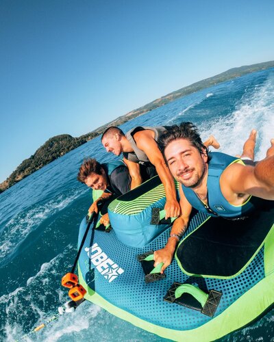 Bouée Tractée Jobe Rodeo 3P - Per Sport Acquatici, Multicolore, Per Adulti - Foto 5