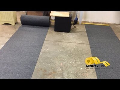 Mighty Line 34Mat100 Absorbent Peel and Stick Floor Mat