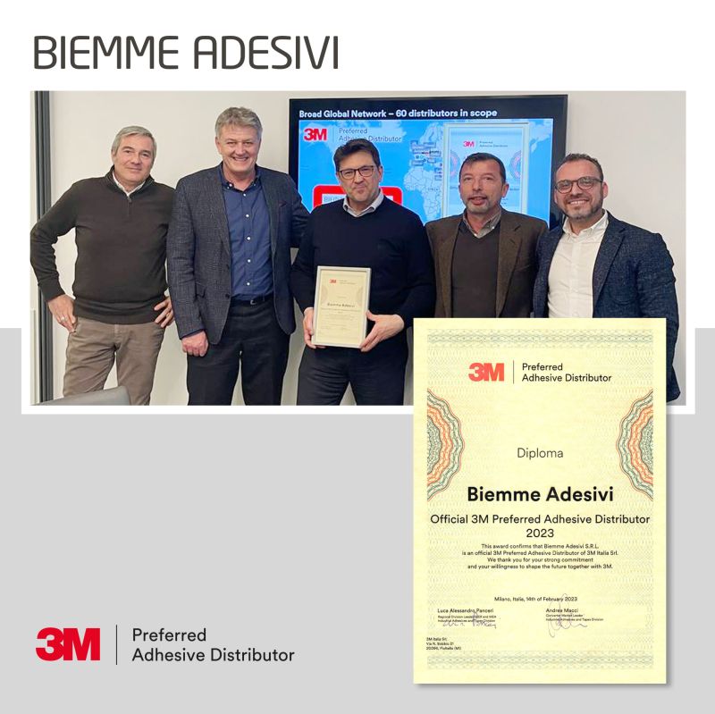 Biemme Adesivi Srl – Distributore e Convertitore Ufficiale Preferenziale 3M  e Tesa per Adesivi e Nastri l'industriali, automotive, navale, applicance,  packaging