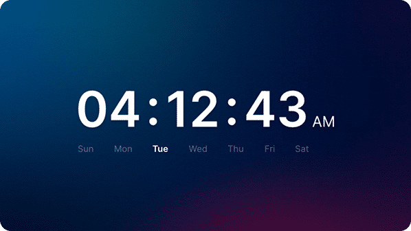 Full Screen Announcements