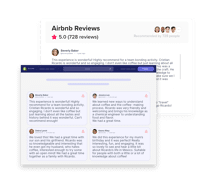 Taggbox airbnb reviews widget on shopify
