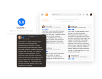 Facebook reviews widget for Blogger website