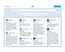 Taggbox facebook Reviews Widget On wix
