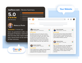 google Reviews widget on blogger