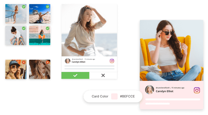 curate user-generated content