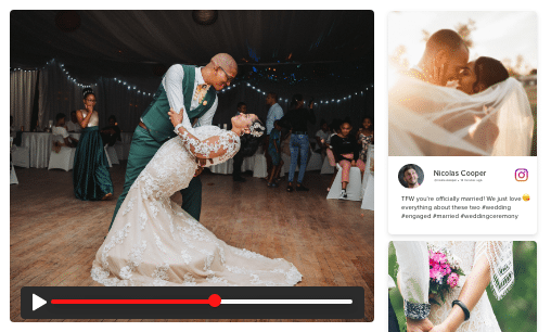 Introducing Virtual Wedding Social Media Walls