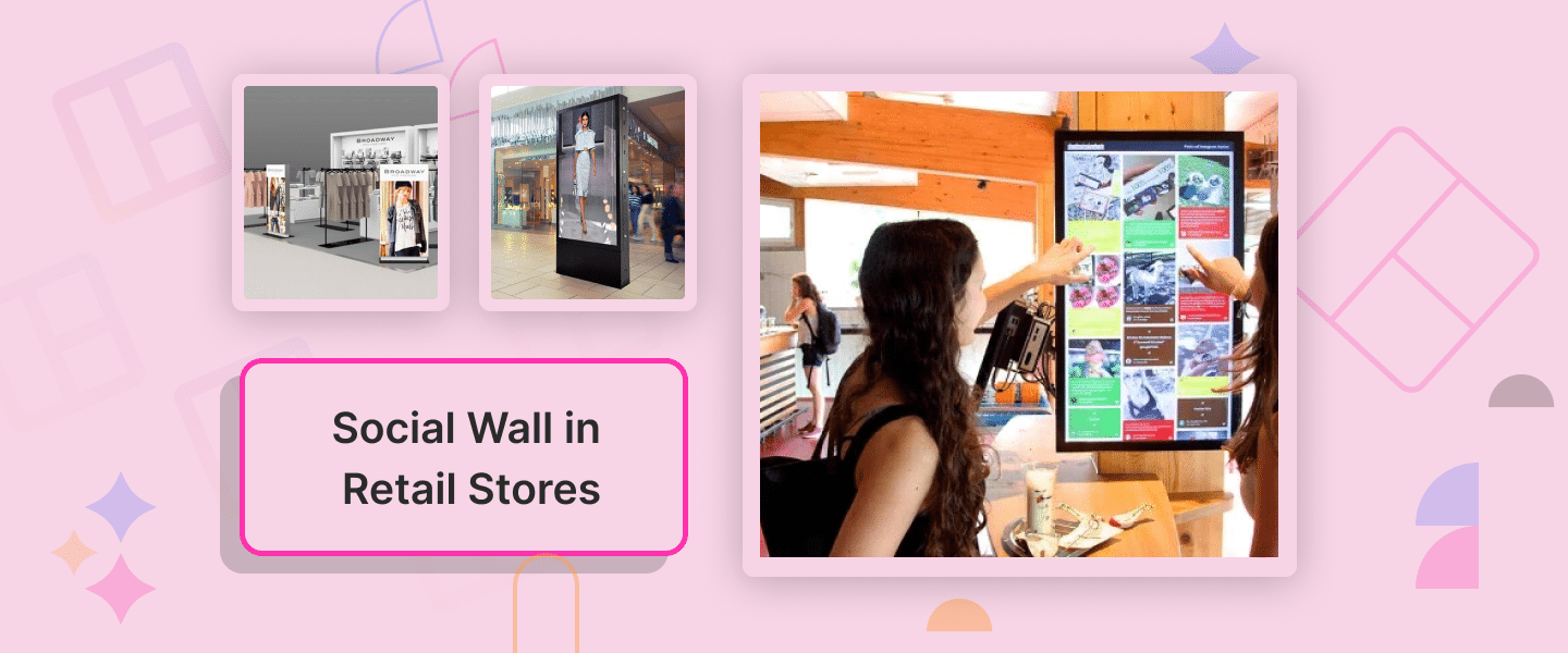 Social Wall in Retail Stores