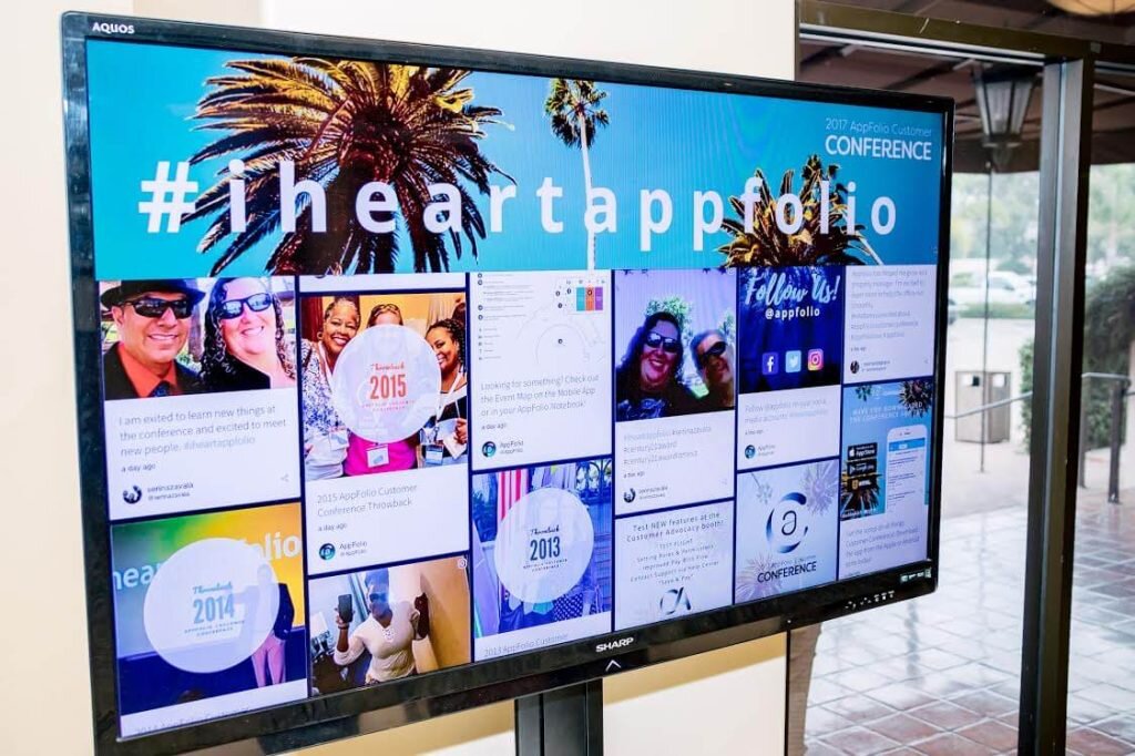 social wall in college event