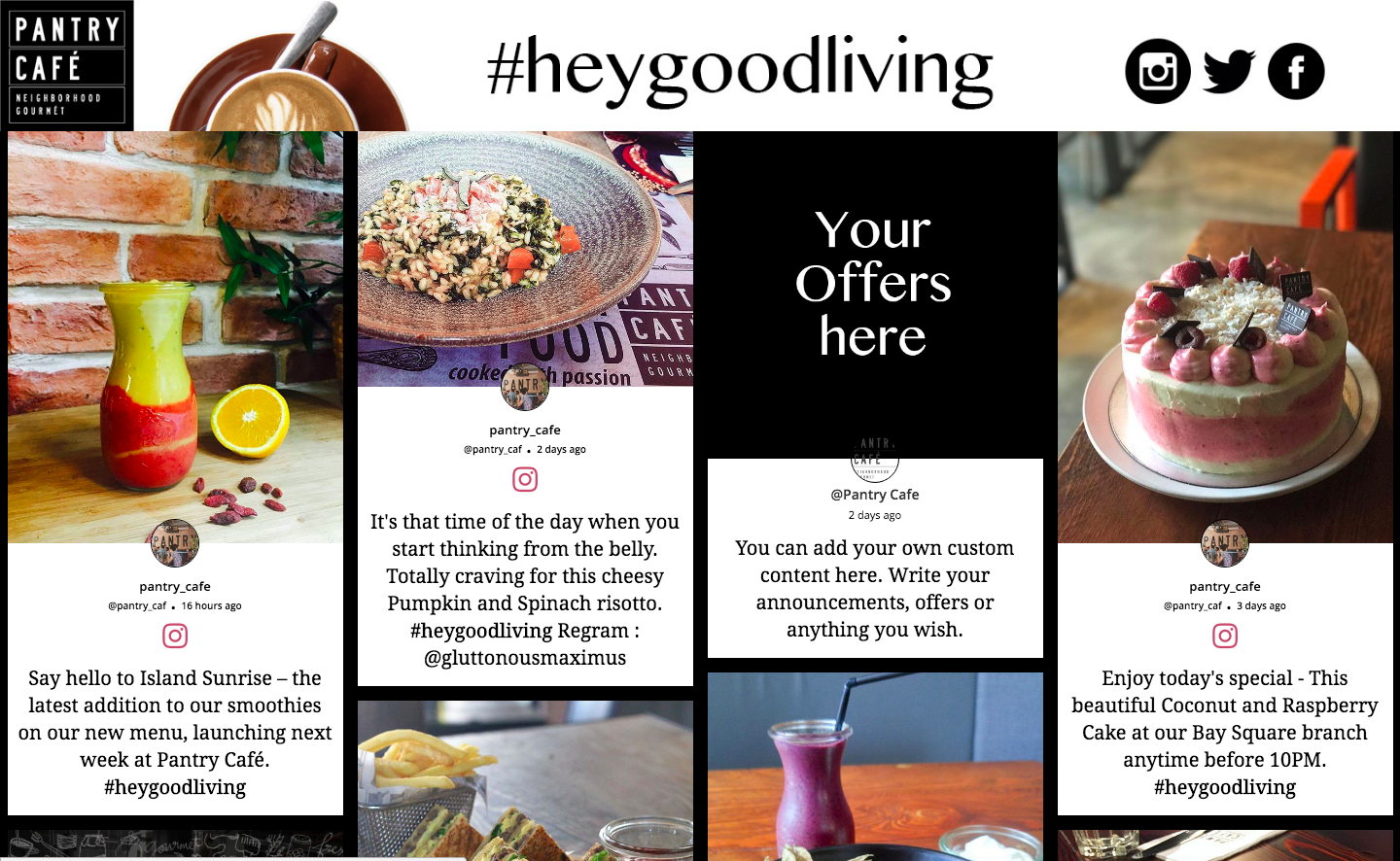 social wall at event