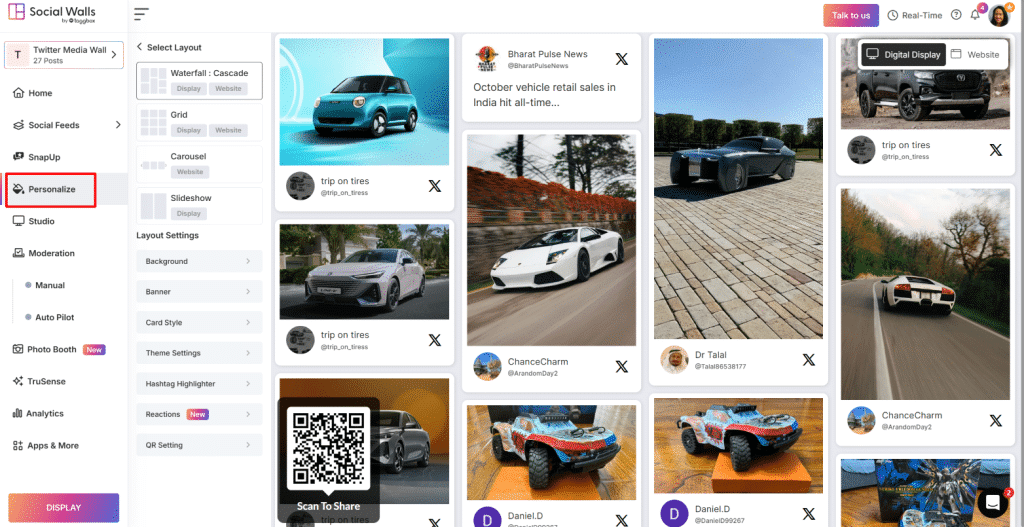 Personalize your twitter feed