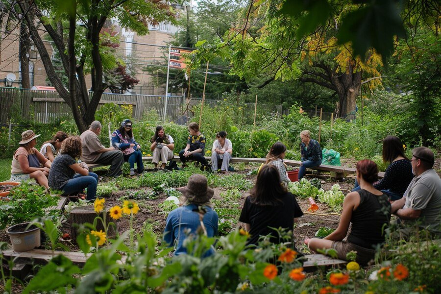 Orchestrate community gardening days