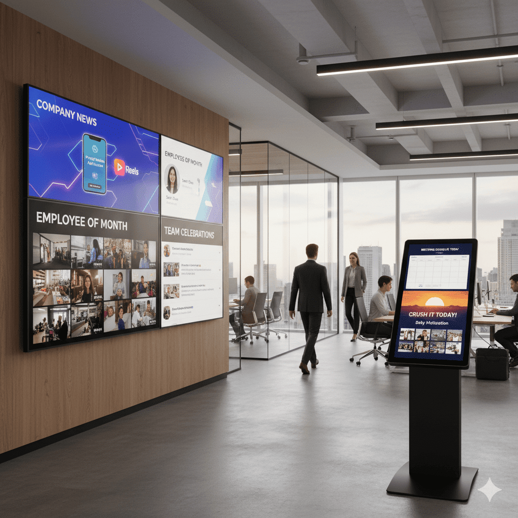 digital signage for office