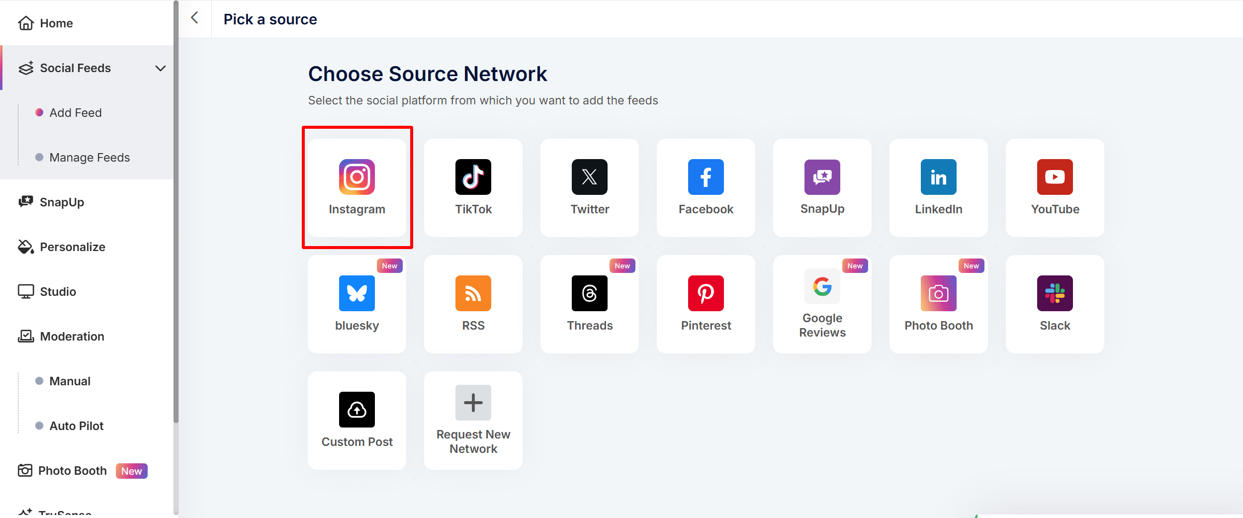 Pick a Source