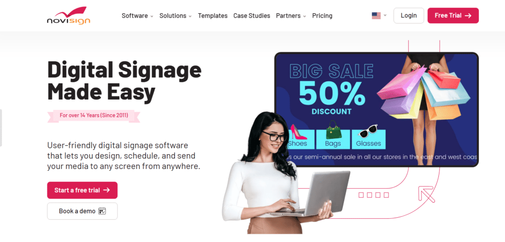 Digital signage for hotels