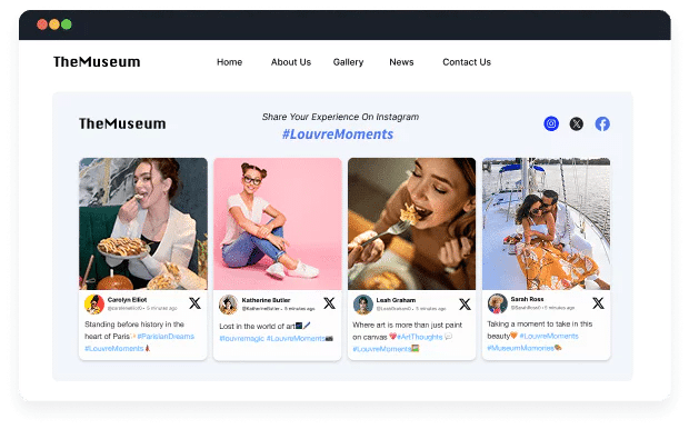 Social Wall On Website