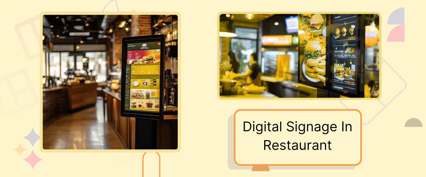 digital signage in restaurants