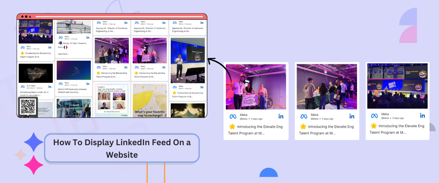 How To Display LinkedIn Feed On a Website