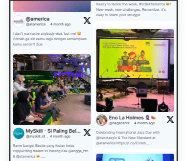 @America Social Wall