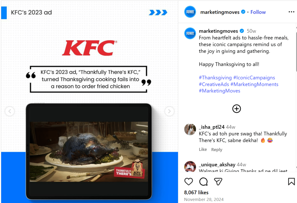 KFC Thanksgiving Campaign