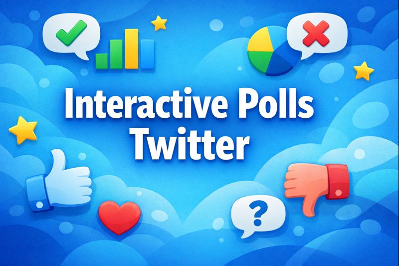 Interactive polls twitter