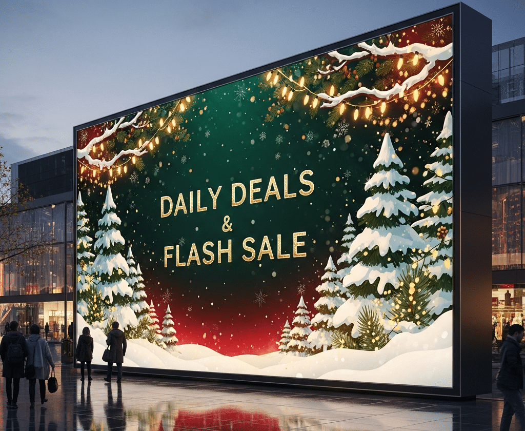 DOOH Advertising Ideas for Christmas
