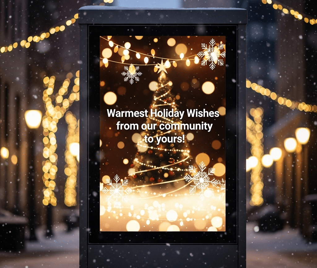 DOOH Advertising Ideas for Christmas