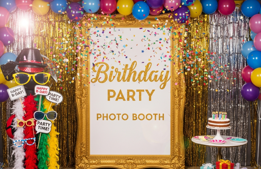 Birthday Party Photo Booth