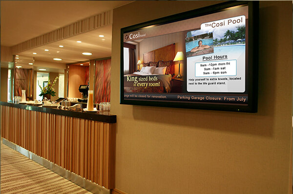 social media walls for hospitality industry