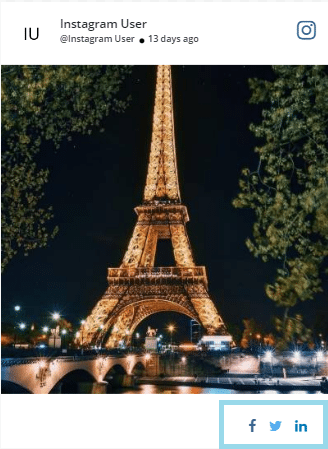 embed social media widget