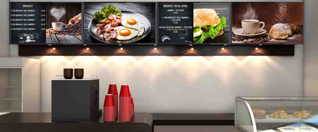 digital menu boards