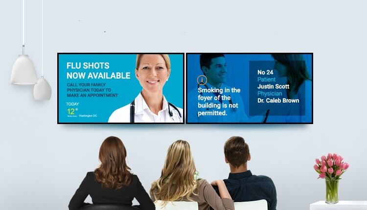 digital signage content