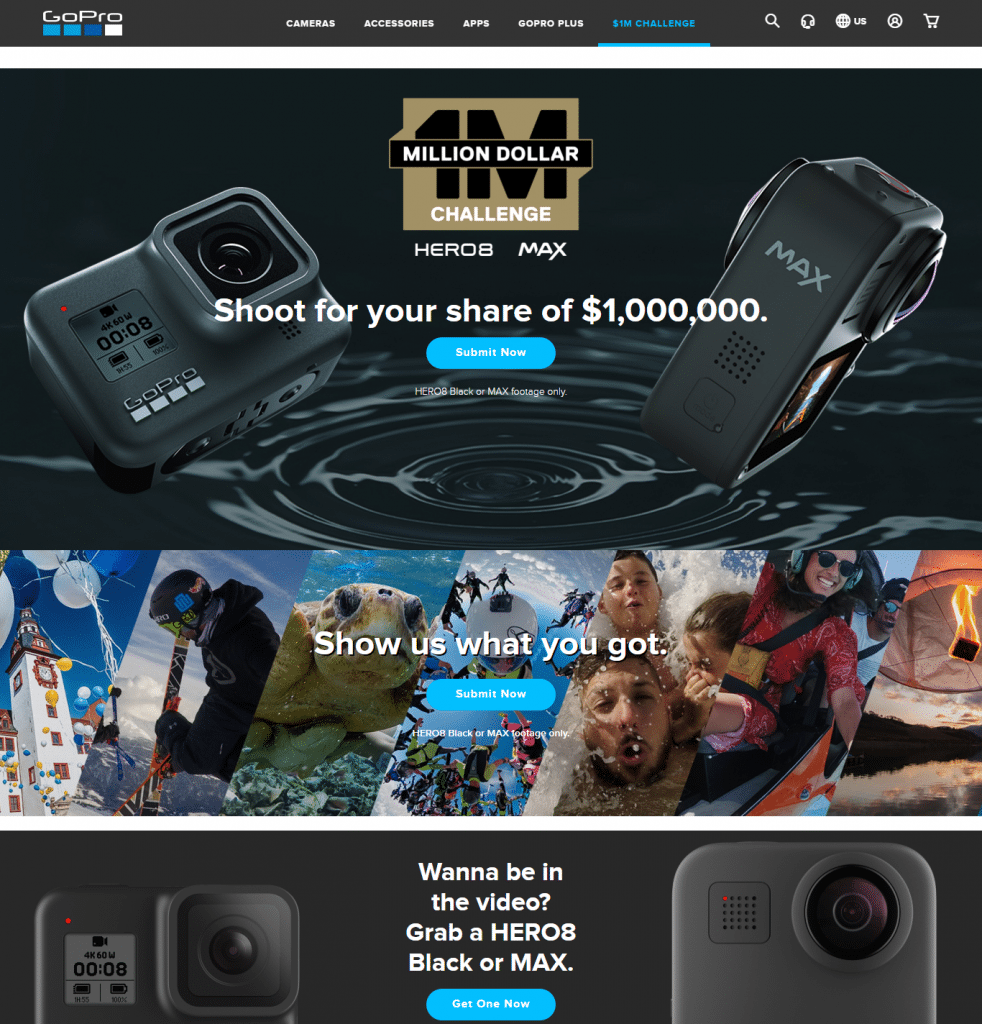 user engagement content on website