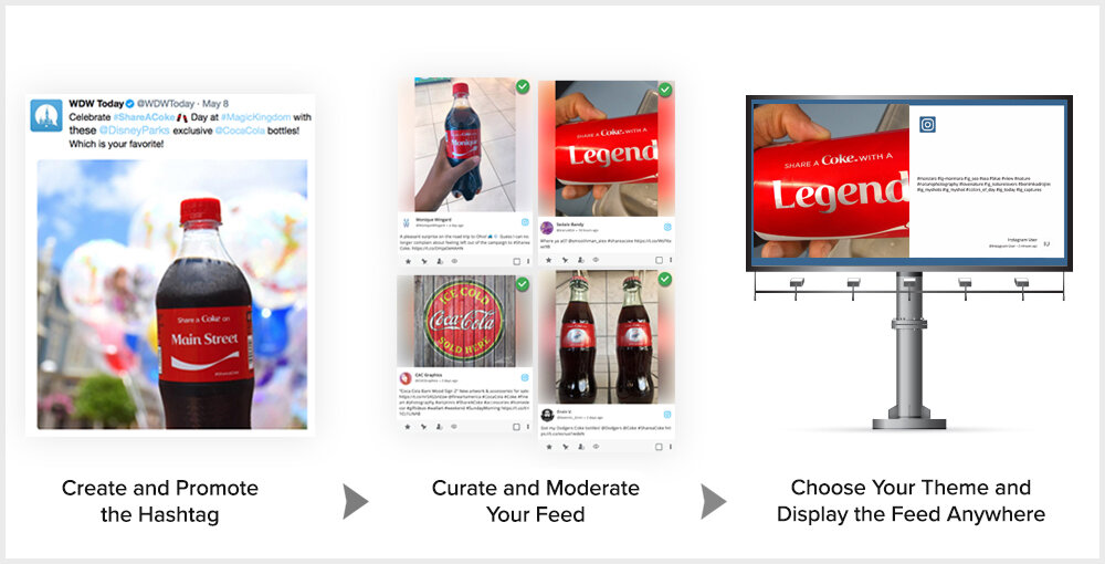 how to make a live hashtag feed