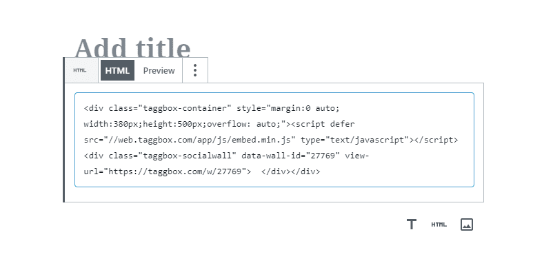 social media live feed wordpress