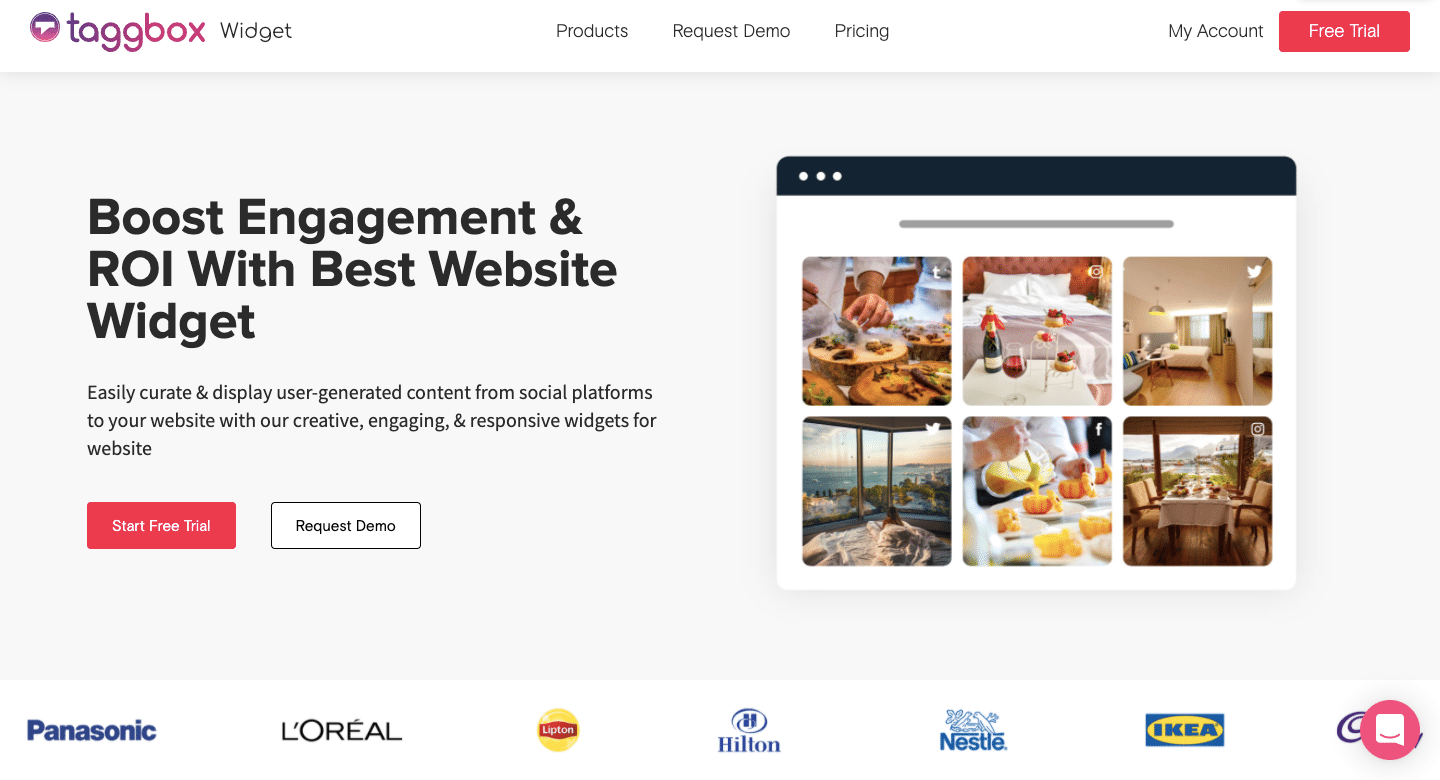 social media widgets