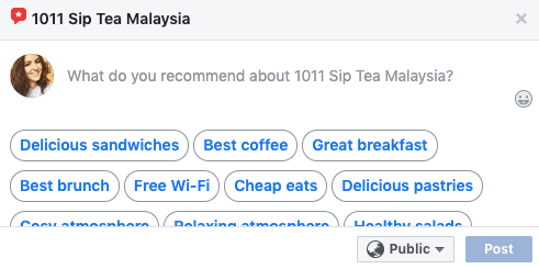 add review to facebook