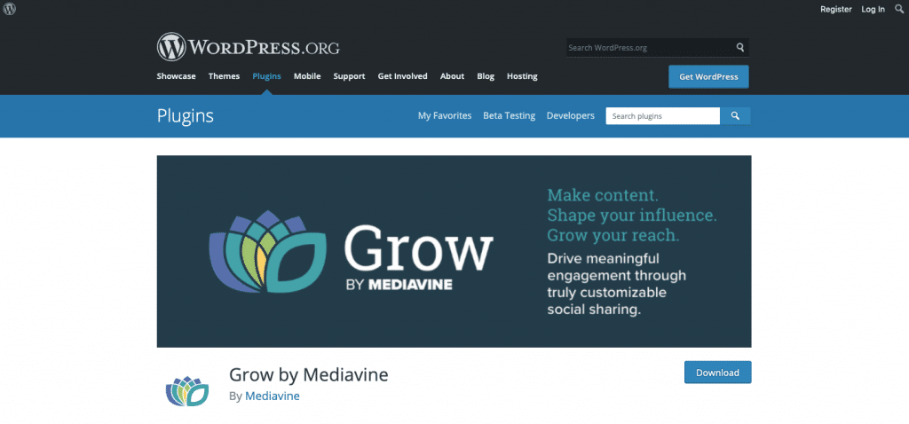 social media widget for widget