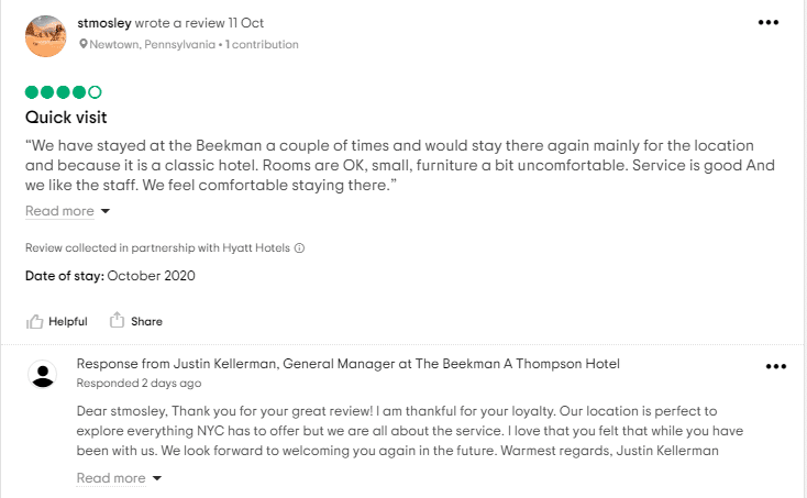 reviews and feedbacks