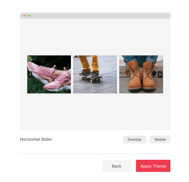 Apply Slider widget theme