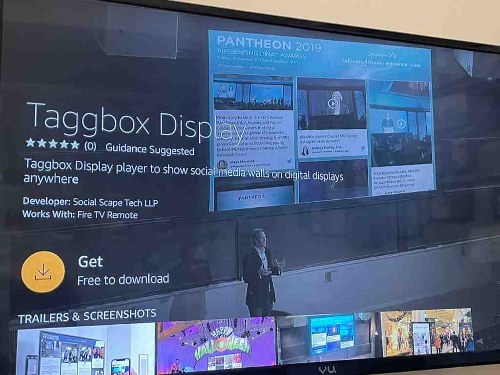 Amazon Digital Signage Firestick app