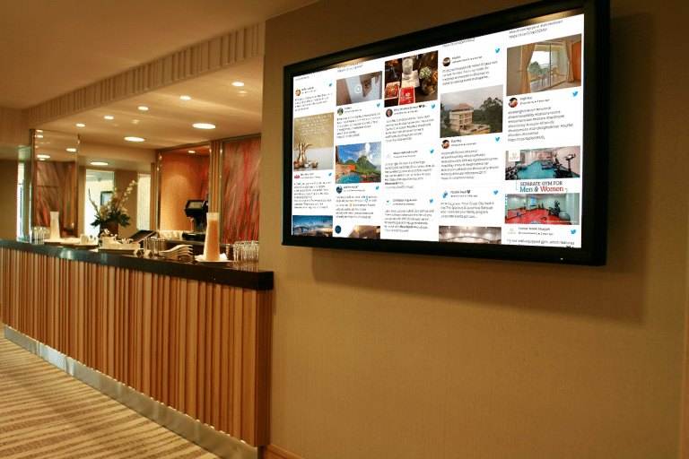 social media digital signage solutions
