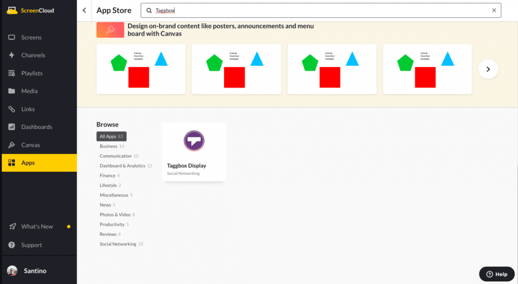 Taggbox Display Screencloud