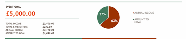 virtual fundraising budget