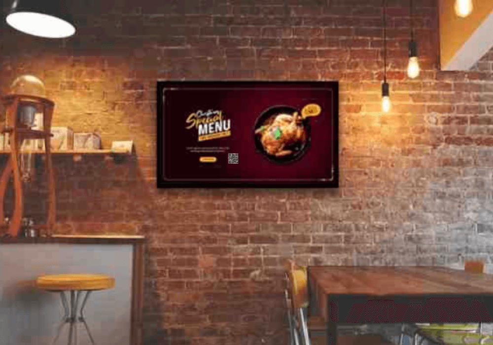 QR codes for in store menu