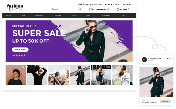 Repurpose Influencer content shoppable