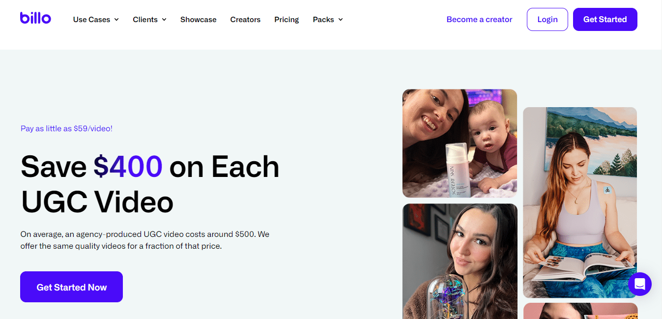 Billo - UGC Platform for Ads